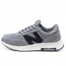 New Balance Runner Grey Black Winter С ФЛИСОМ