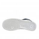 Nike Air Force 1 High White  Black Logo Winter С МЕХОМ