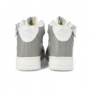 Nike Air Force 1 High Grey White Winter С МЕХОМ