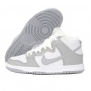 Nike SB Dunk High Grey White Winter С МЕХОМ