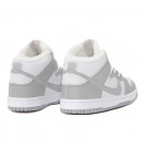 Nike SB Dunk High Grey White Winter С МЕХОМ