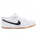 Nike SB Dunk Low White Black Winter С МЕХОМ