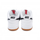Nike SB Dunk Low White Black Winter С МЕХОМ