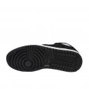 Jordan 1 Retro Mid Black White Winter С МЕХОМ