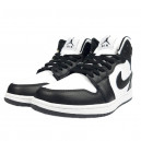 Jordan 1 Retro High Black White Winter С МЕХОМ
