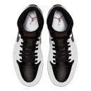 Jordan Retro 1 Mid White Black BQ6472-101