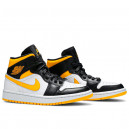 Jordan 1 Mid White Laser Orange Black CV5276-107