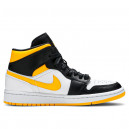 Jordan 1 Mid White Laser Orange Black CV5276-107