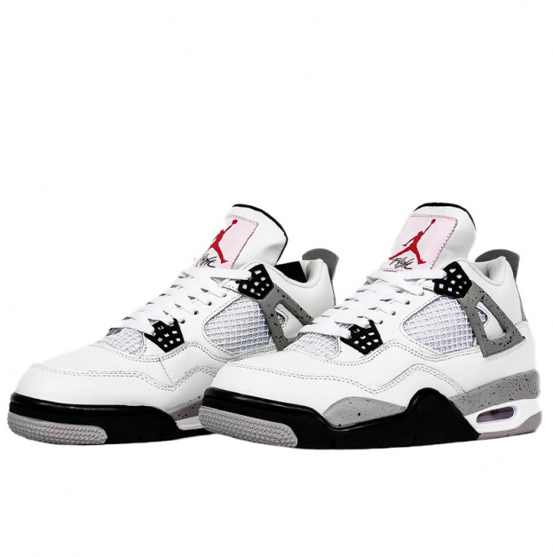 Jordan 4 Retro White Cement Winter З ХУТРОМ