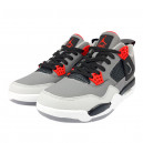Jordan 4 Retro Grey Red Termo Winter С ФЛИСОМ
