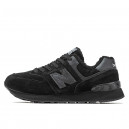 New Balance 574 Black Winter С МЕХОМ