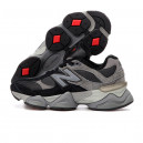New Balance 9060 Black Grey Winter С МЕХОМ