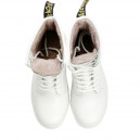 Dr. Martens 1460 Mono Smooth Leather Lace Up Boots З ХУТРОМ