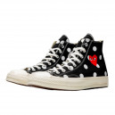 Converse x Comme Des Garcons Play Chuck 70 High Polka Dot Black 157250C