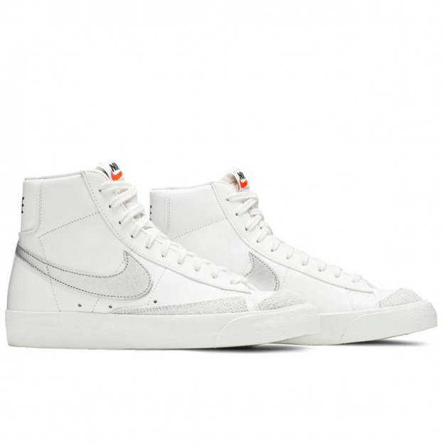 Nike Blazer Mid 77 White Silver Metallic CZ1055-112