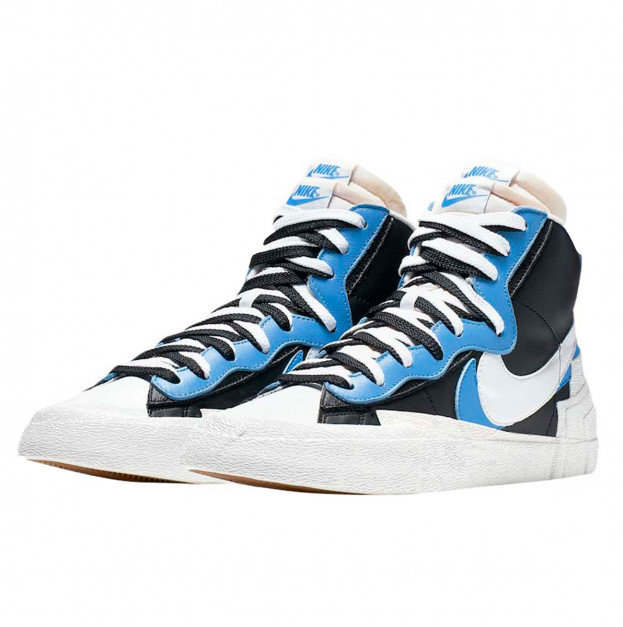 Nike Blazer Mid sacai White Black Legend Blue BV0072-001