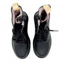 Dr. Martens Jadon Smooth Leather Platform Boots Triple Black Zip С МЕХОМ