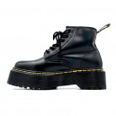 Dr. Martens Jadon Smooth Leather Platform Boots Ankle Black С МЕХОМ