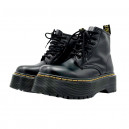 Dr. Martens Jadon Smooth Leather Platform Boots Ankle Black С МЕХОМ