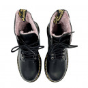 Dr. Martens Jadon Smooth Leather Boots Black Winter С МЕХОМ