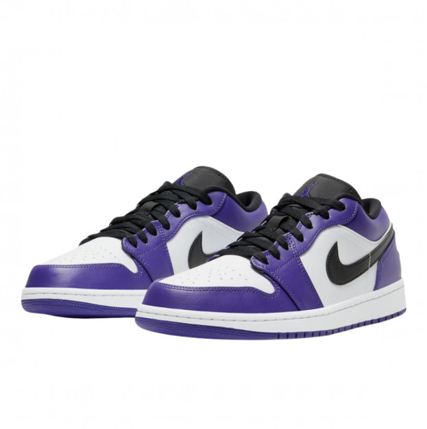 Jordan 1 Low Court Purple White 553558-500