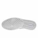 Jordan 1 Low Triple White Tumbled Leather 553558-130