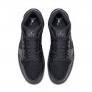 Jordan 1 Mid Triple Black 554724-050