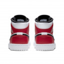 Jordan 1 Mid White Black Gym Red 554724-116