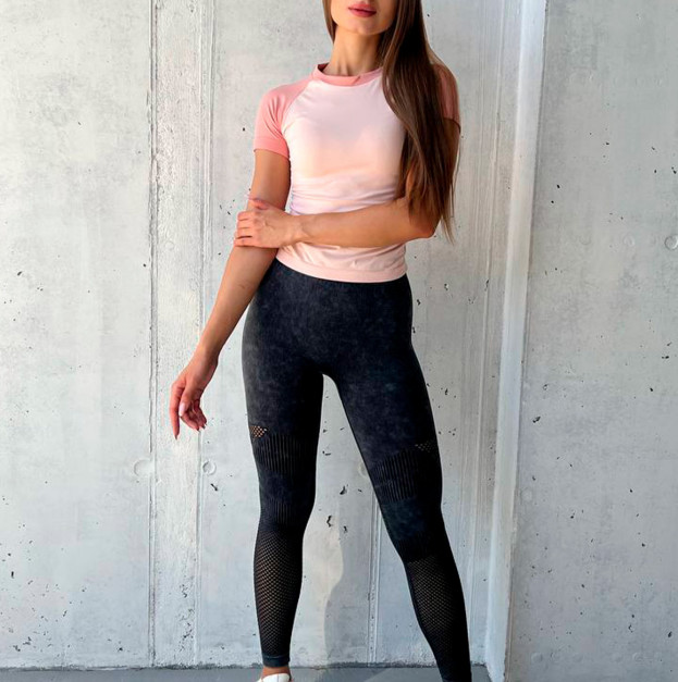 Легінси Темно Сірі з Push-Up Ефектом