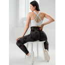 Легінси Коричнево-Чорні з Push-Up Ефектом