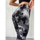 Легінси Чорно-Білі з Push-Up Ефектом