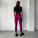 Легінси Рожево-Чорні з Push-Up Ефектом