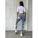 Легінси Небесно Голубі з Push-Up Ефектом