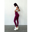 Легінси Бордові з Push-Up Ефектом