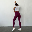 Легінси Бордові з Push-Up Ефектом