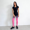 Легінси Чорно-Рожеві з Push-Up Ефектом