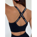 Топ Спортивний на Застібці Чорний