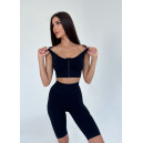 Топ Спортивний на Застібці Чорний
