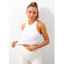 Кроп Топ Спортивний Білий