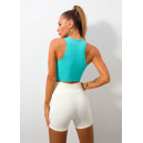 Кроп Топ Спортивний Бірюзовий