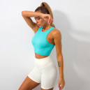 Кроп Топ Спортивний Бірюзовий