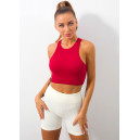 Кроп Топ Спортивний Червоний