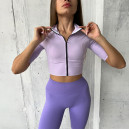 Кофта на Блискавці Фіолетова