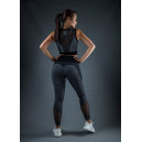 Топ Спортивний Чорно Сірий