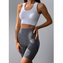 Спортивні Шорти сірі з Push-Up Ефектом