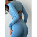 Рашгард Голубой