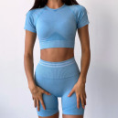 Спортивні Шорти Голубі з Push-Up Ефектом