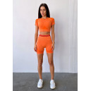 Кроп Топ Спортивний Помаранчевий