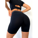 Спортивні Шорти Чорні з Push-Up Ефектом