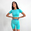 Спортивні Шорти Бірюзові з Push-Up Ефектом